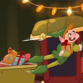 Фрагмент праздничного виммельбуха