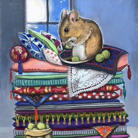 Мышь на горошине