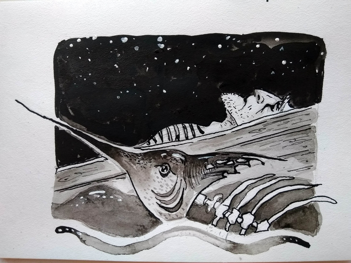 inktober2018 exausted 