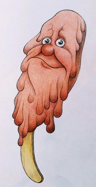 Жара,подтаяло)