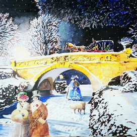 Мост Влюбленных. Зима.Севастополь