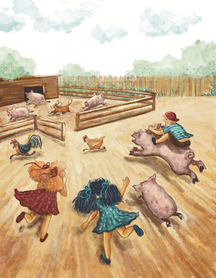 "Оля+Маринка+Генка"