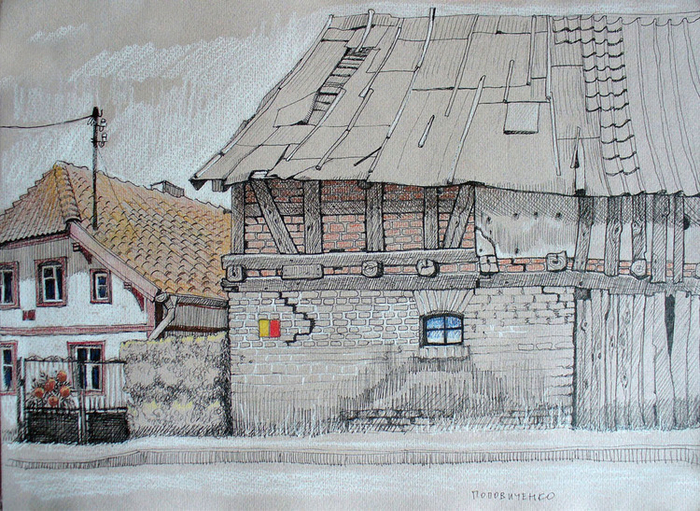 Пленер в Демброве. Польше.