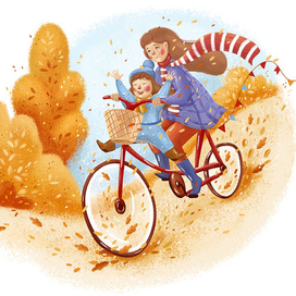 Иллюстрация для благотворительного фонда "Синдром любви"