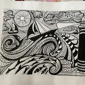 Декоративный пейзаж 