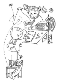 Книжка-раскраска. Даниил Хармс «Сказка»