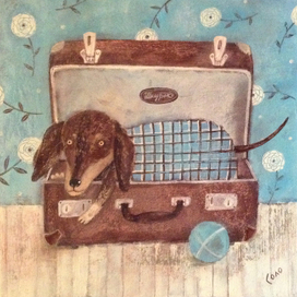 Мой такс Шнурок ))