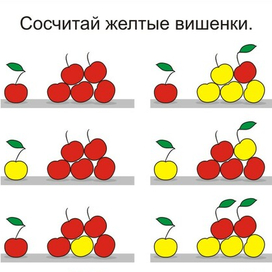 Раскраска вишенки3