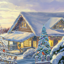 Новогодняя открытка