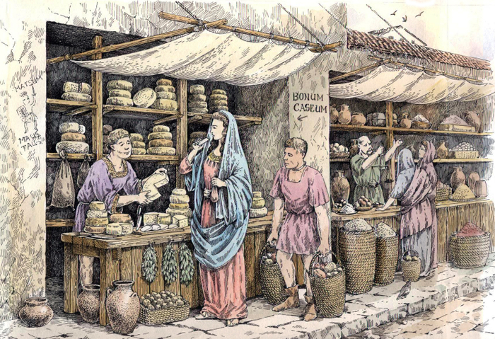 Рим. Сырная лавка. Для новой книги. 