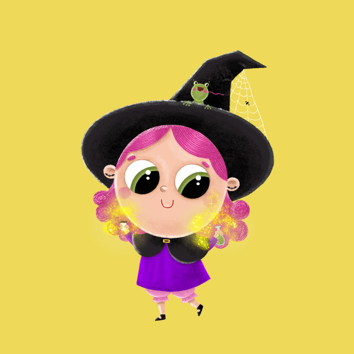 Кофейная ведьмочка с зельем