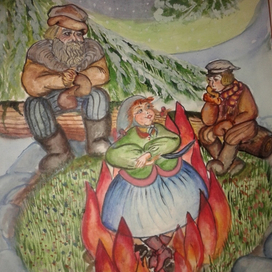 Сказка Бажова "Огневушка-поскакушка"