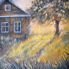 Голубая трава