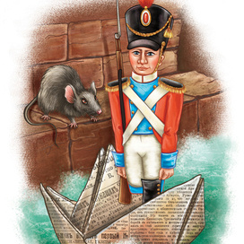 Оловянный солдатик. Иллюстрирование карточек для детской игры