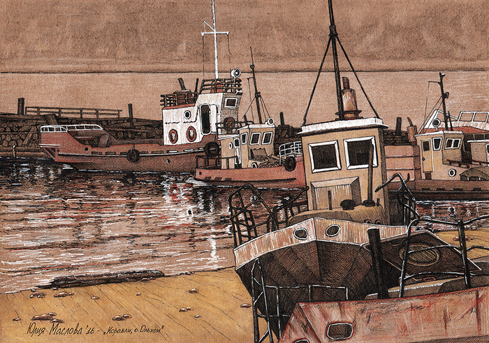 Корабли, о.Ольхон