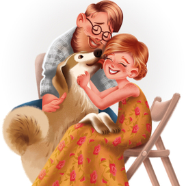 Иллюстрация для зоомагазина