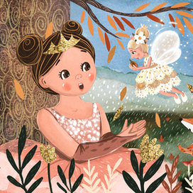 Разворот книги из сказки, автор Amanda Mireles 