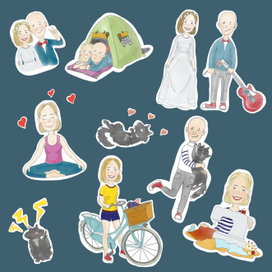 Стикерпак в подарок на свадьбу