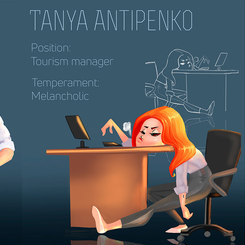 office worker/ illustration series