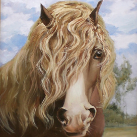 Лошадь бурая