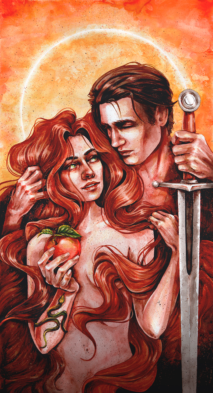 Карта таро (влюбленные)