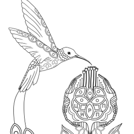 Раскраска из логотипа