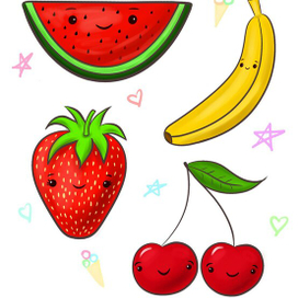 Фрукты стикерпак