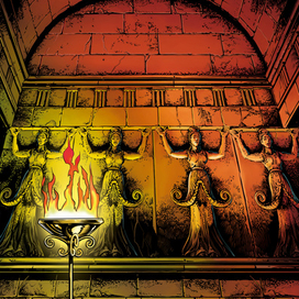 Древняя фракийская гробница