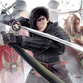 Анри в стойке 