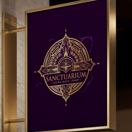 Логотип для ресторана "Sanctuarium"