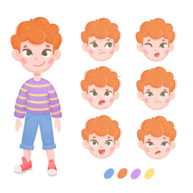 Персонаж для серии иллюстраций