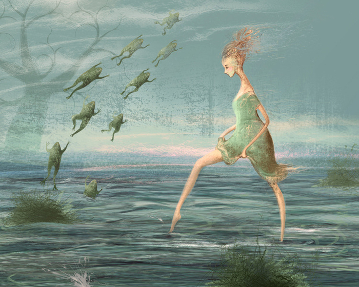 я гуляла по болоту...