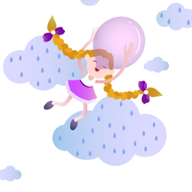 девочка с шаром 