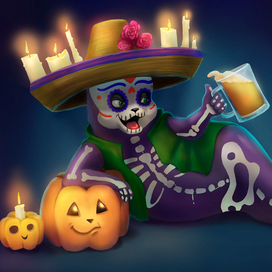 Реклама для бара "Пьяный Тюлень"