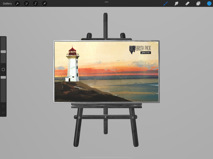 Кисти и 3D холсты для Procreate №2