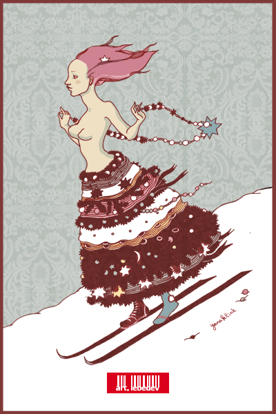 Новогодняя открытка "Ёлка"