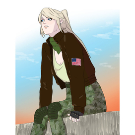 Красивый солдат