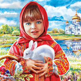 Пасха. Пейзаж.