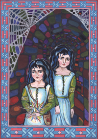 Иллюстрация к сказке "Дети колдуна"