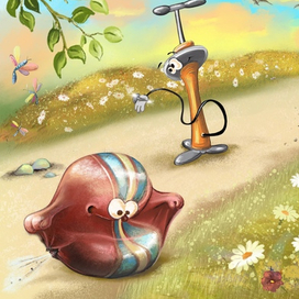 Часть иллюстрации для стихотворения