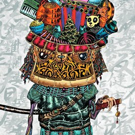 Японская открытка