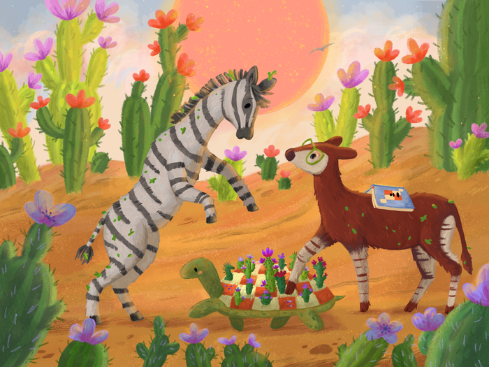 "Шахматный турнир среди песков и кактусов"