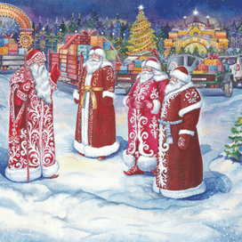 Иллюстрация для календаря. Декабрь.