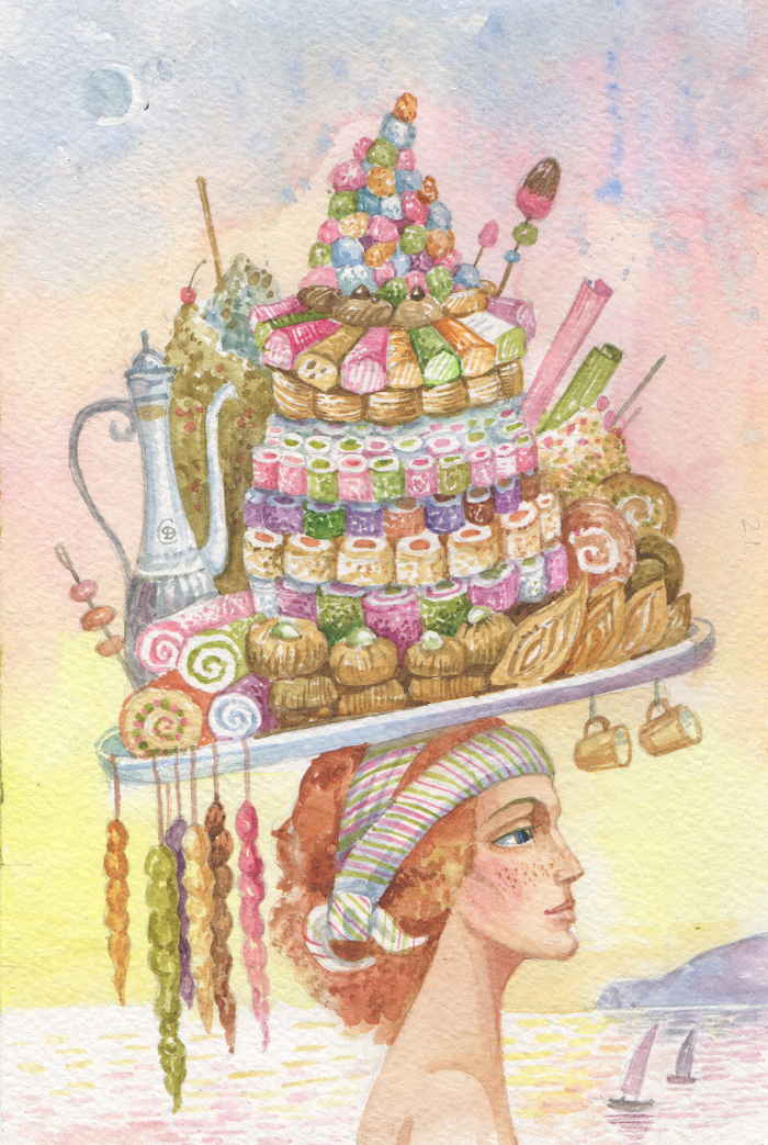 продавец сладостей