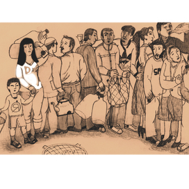 Очередь за водой