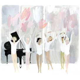 Тюльпаны раскрываются на рассвете