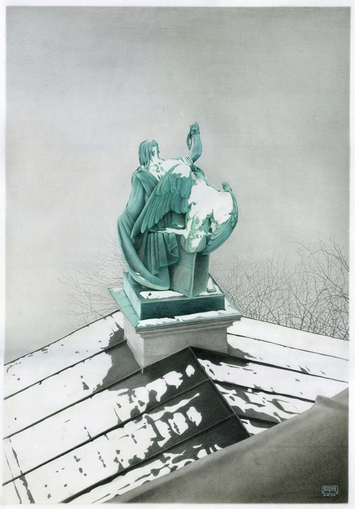 "Чувство снега / СПб" лист №1