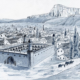 Крепость Таш-Хан, Крым. Реконструкция.