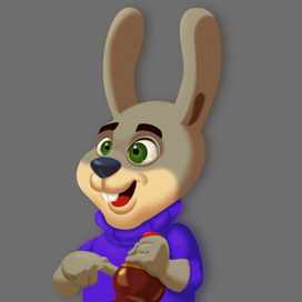 зайчик в казуальной стилистике