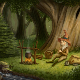 Гном на привале